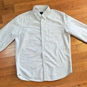 J. Crew Light Gray Casual Button Down Shirt 100% cotton